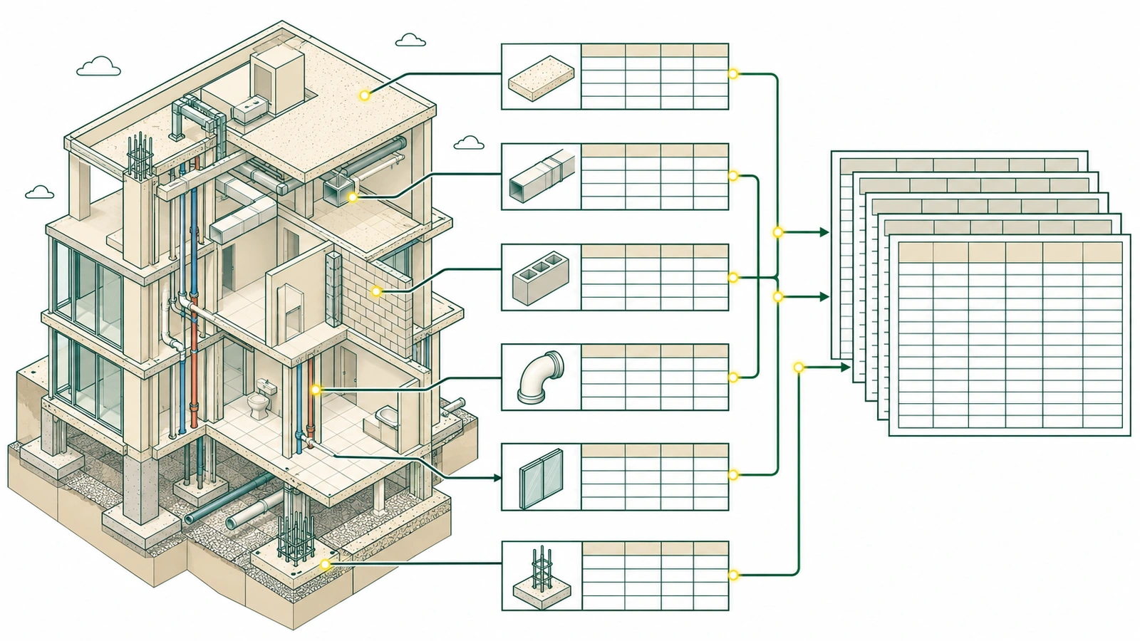Convertir tablas de Revit en hojas de cálculo de Excel de forma masiva