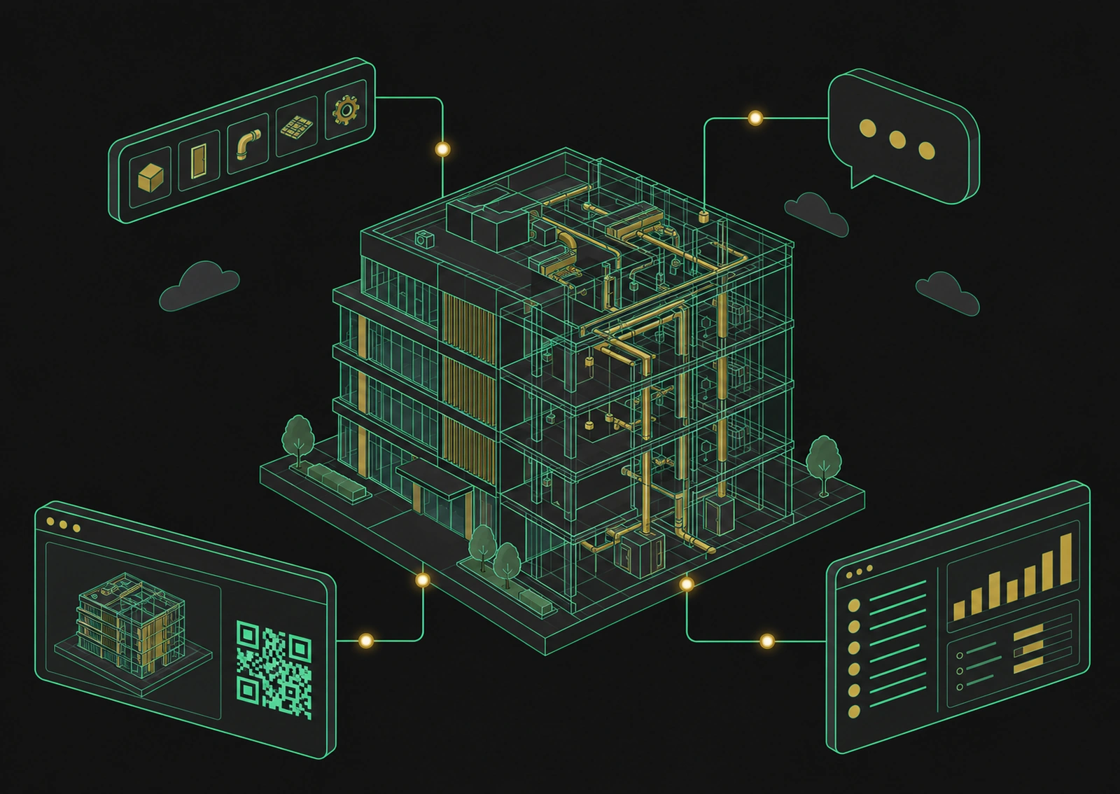 Visualização de modelo BIM da P-LAB